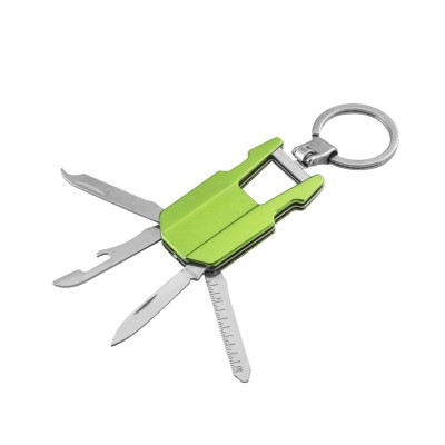 4 IN 1 Multi function knife Key ring EDC keychain pocket knife outdoor Keychain multi tool knife nail file bottle opener