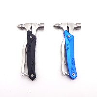 6 IN 1 car emergency tool  Multi tool hammer with LED light